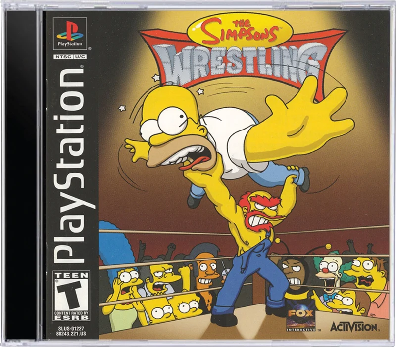 The Simpsons Wrestling - Sony PlayStation 1 (PS1)