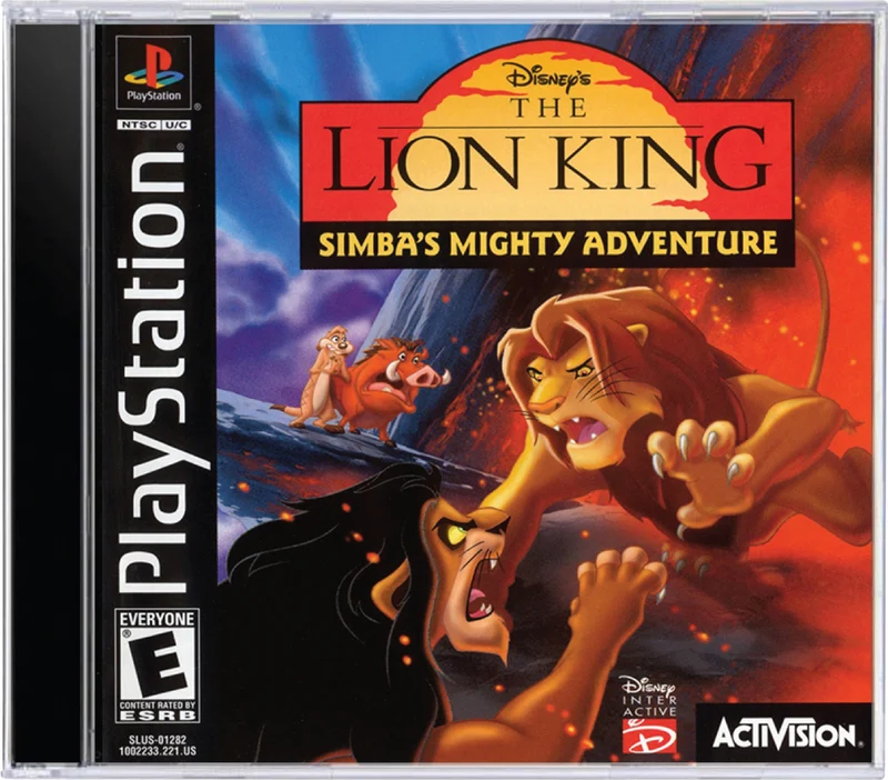 The Lion King Simbas Mighty Adventure - Sony PlayStation 1 (PS1)