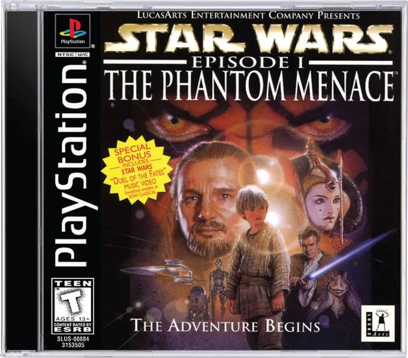 Star Wars Phantom Menace - Sony PlayStation 1 (PS1)