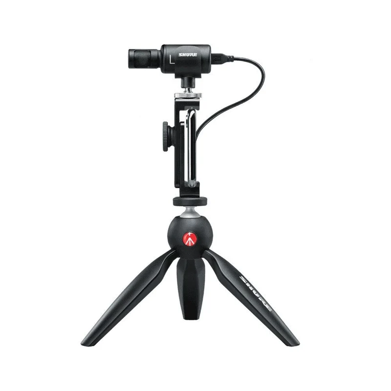 Shure Motiv MV88+ Video Kit w/ MV88+ Stereo Condenser Microphone & Tripod
