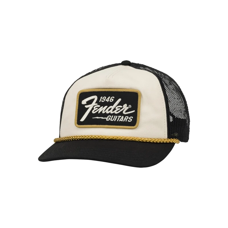 Fender 1946 Gold Braid Hat (Cream/Black)
