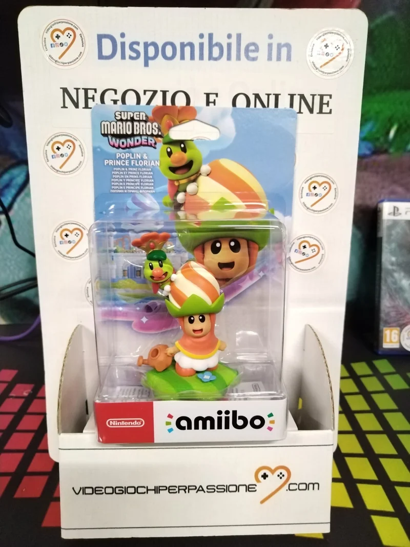 amiibo Super Mario Bros. Wonder - Poplin e Principe Florian -