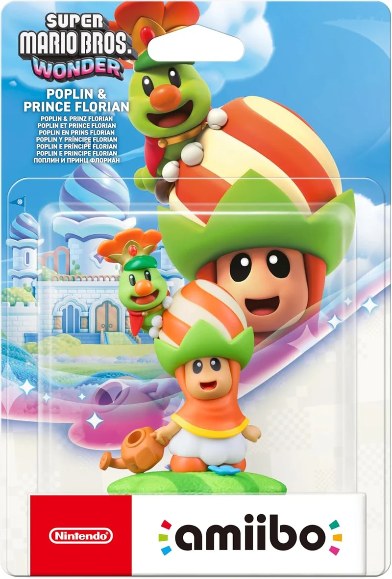 amiibo Super Mario Bros. Wonder - Poplin e Principe Florian -