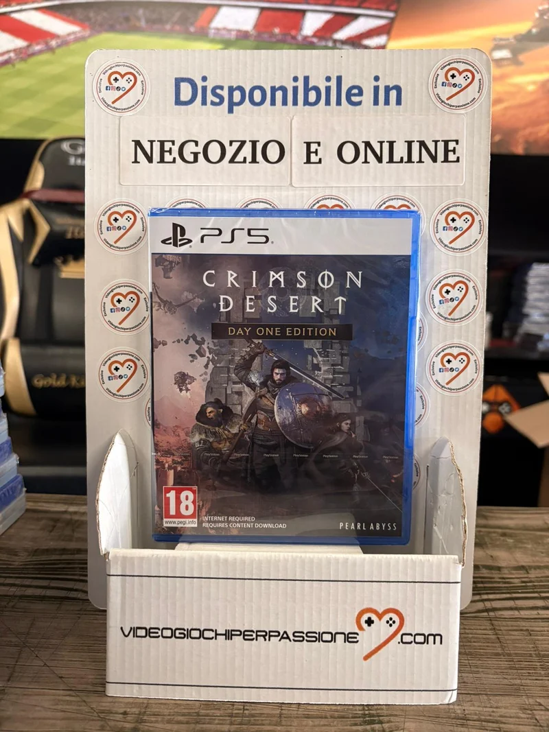 Crimson Desert Day One Edition Playstation 5 Edizione Europea +STEELBOOK