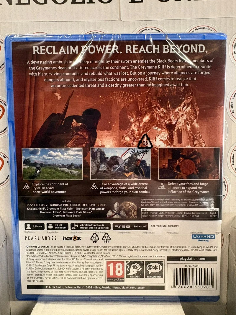 Crimson Desert Day One Edition Playstation 5 Edizione Europea +STEELBOOK
