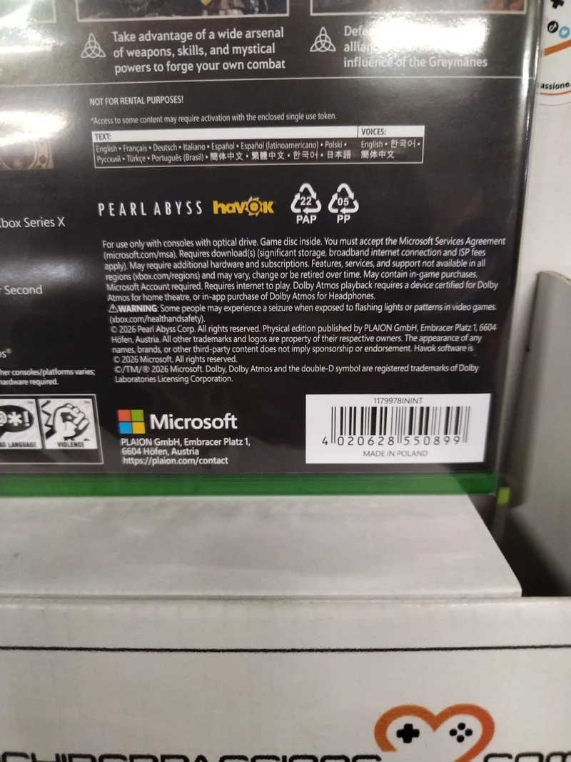 Crimson Desert Day one Edition XBOX SERIE X Edizione Europea