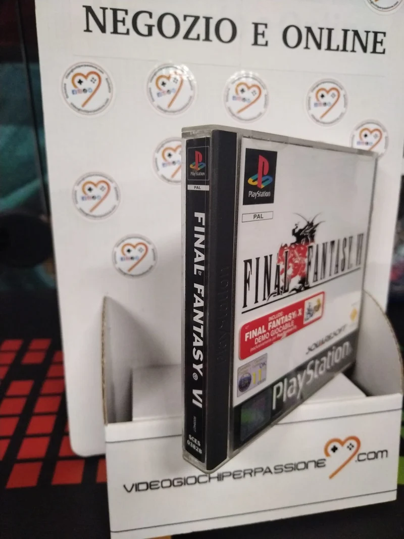 Final Fantasy VI 6 PS1 (usato garantito)(versione italiana)(completo)