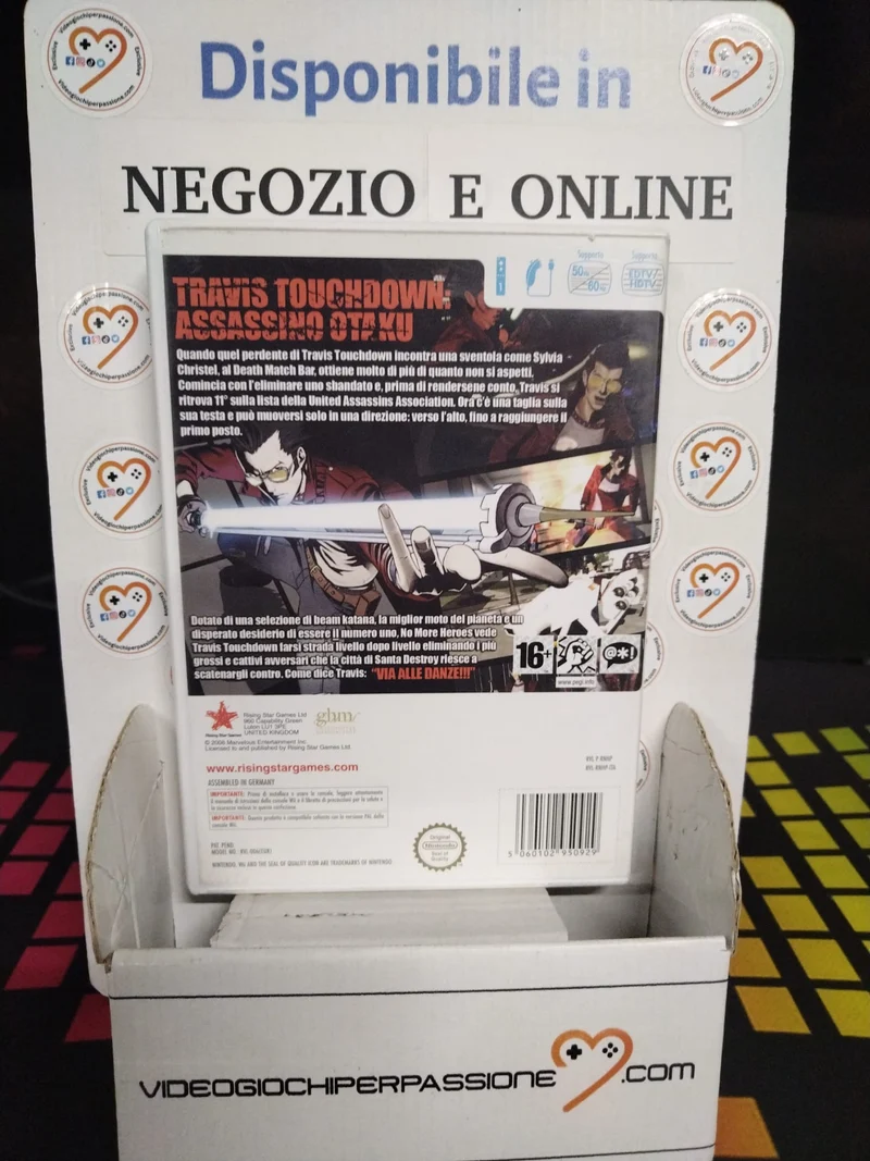 No More Heroes Nintendo Wii (usato garantito)(ver. italiana)