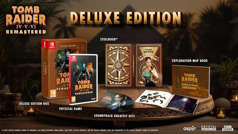 Tomb Raider IV-V-IV Remastered Deluxe Edition Nintendo Switch(ver. europea)