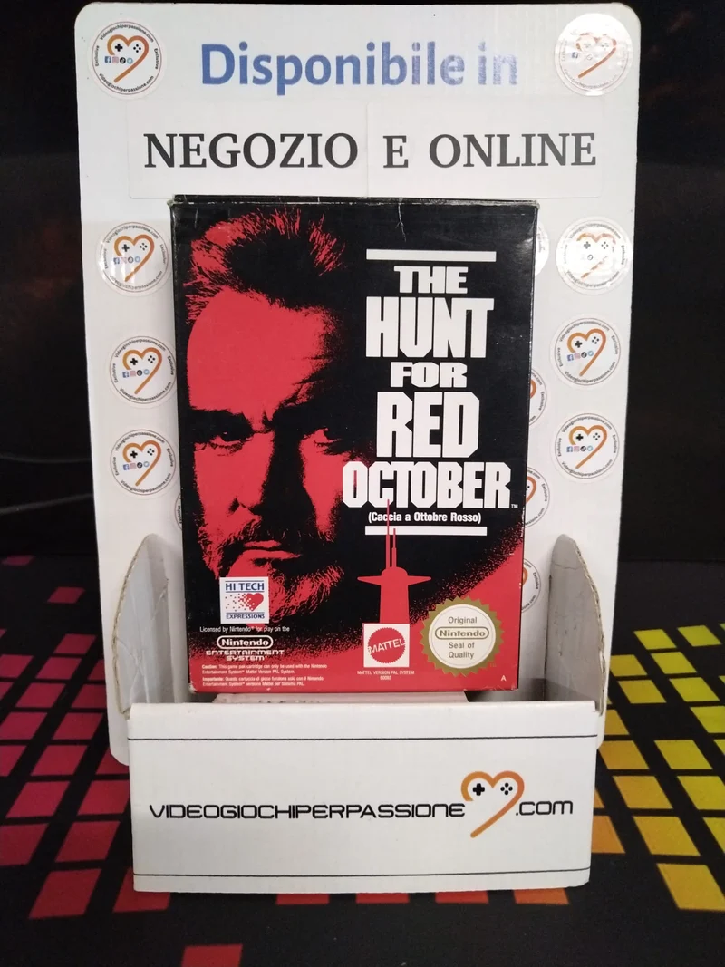 The Hunt For Red October Nintendo NES (usato)(ver. italiana)(completo)(A)