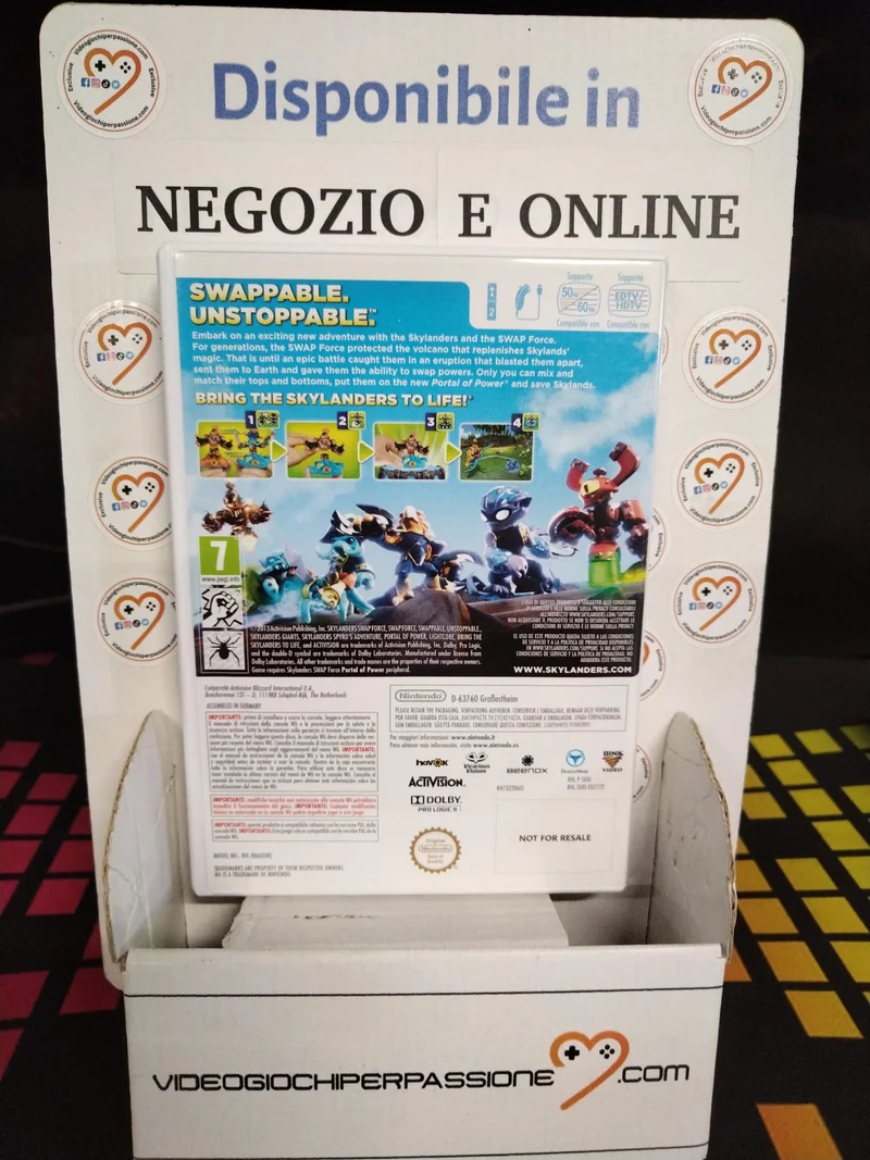 Skylanders Swap Force – Nintendo Wii (usato garantito)