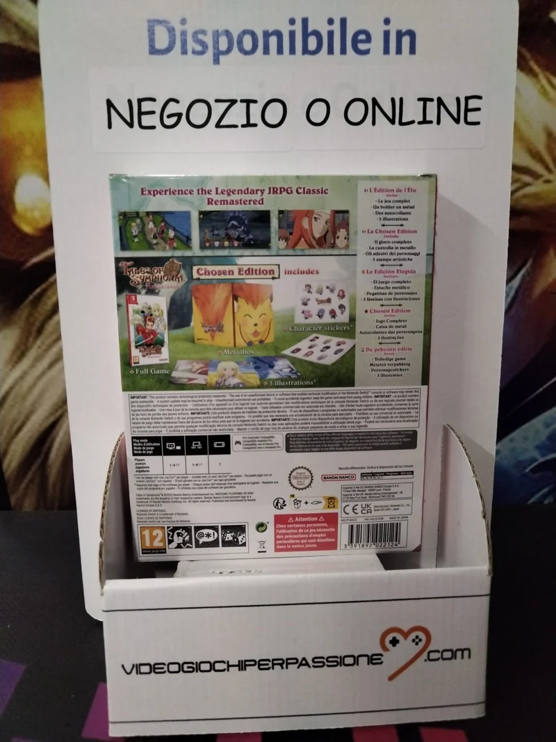 Tales Of Symphonia Remastered Chosen Edition Nintendo Switch Edizione Italiana