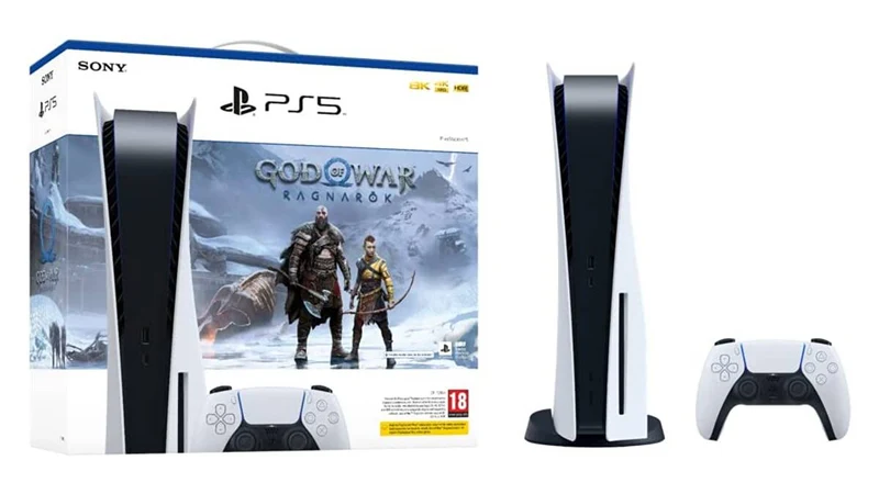 PS5 CONSOLE 825GB STANDARD ED. WHITE + GOD OF WAR: RAGNAROK VCH EU