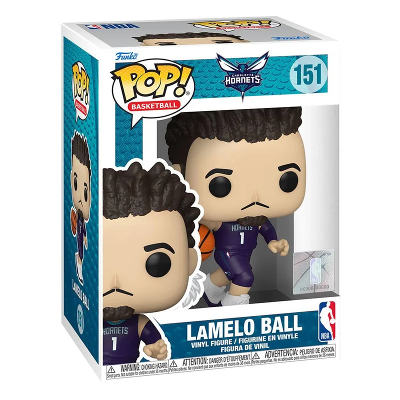 NBA POP! Sports Vinyl Figure LaMelo Ball (Hornets) 9 cm [PREORDINE]