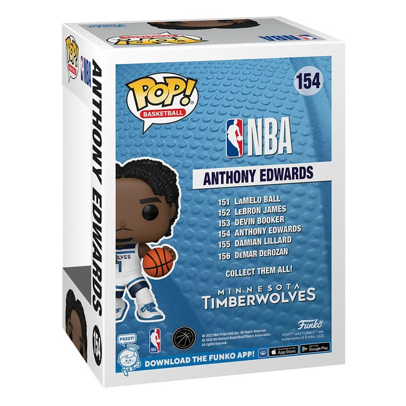 NBA POP! Sports Vinyl Figure A. Edwards (Timberwolves) 9 cm [PREORDINE]