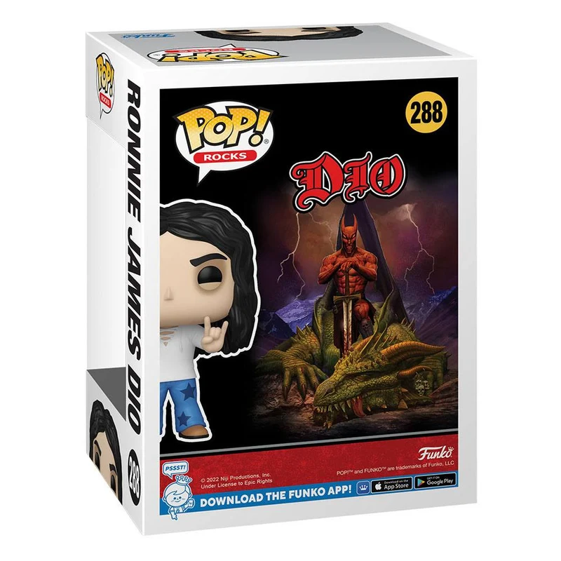 Ronnie James Dio POP! Rocks Vinyl Figure 9 cm [PREORDINE]