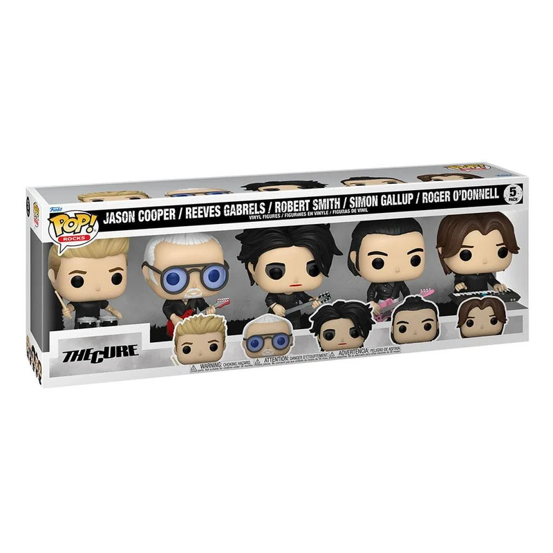The Cure POP! Rocks Vinyl Figure 5-Pack 9 cm Figure POP! The Cure [PREORDINE]