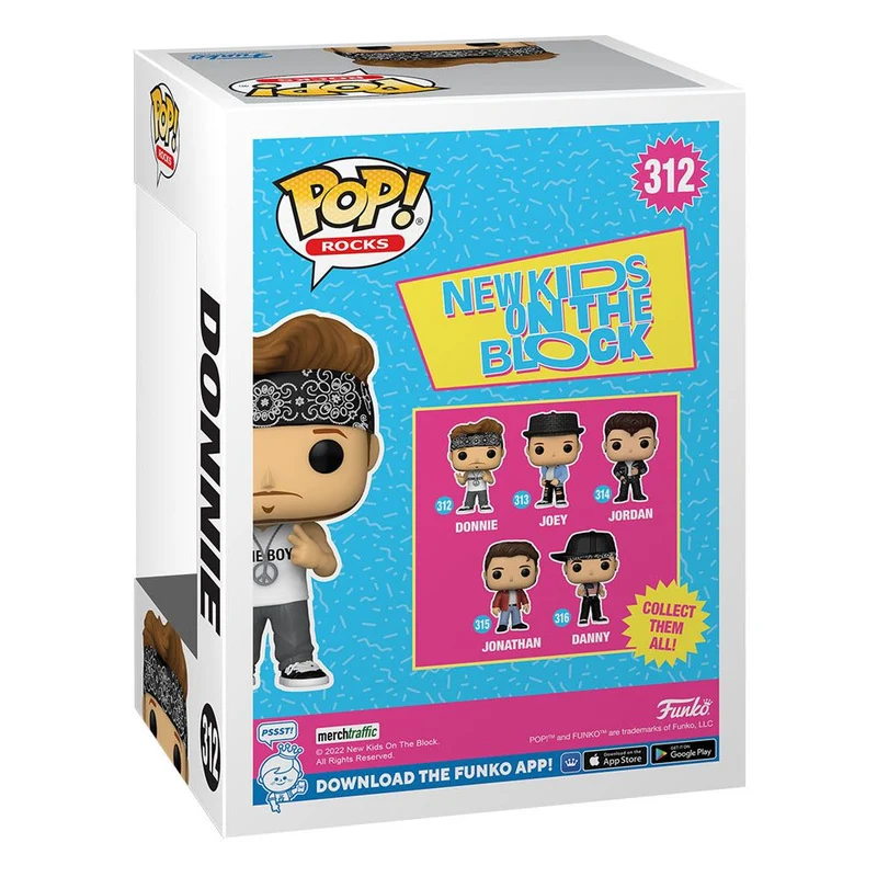 New Kids on the Block POP! Rocks Vinyl Figure Donnie 9 cm Figure POP! New Kids on the Block [PREORDINE]