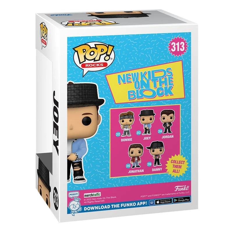 New Kids on the Block POP! Rocks Vinyl Figure Joey 9 cm Figure POP! New Kids on the Block [PREORDINE]