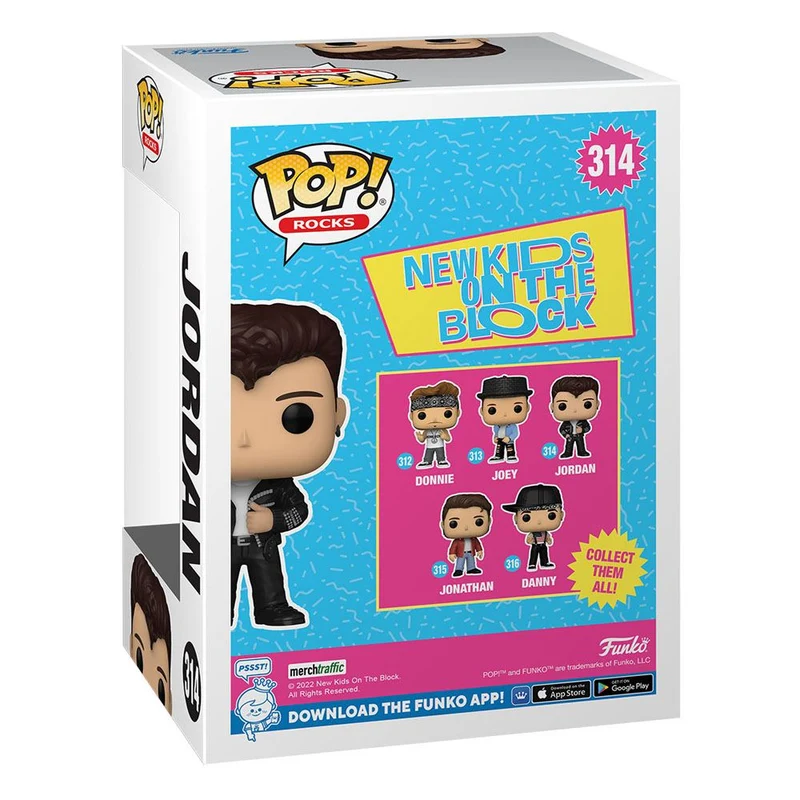 New Kids on the Block POP! Rocks Vinyl Figure Jordan 9 cm Figure POP! New Kids on the Block [PREORDINE]