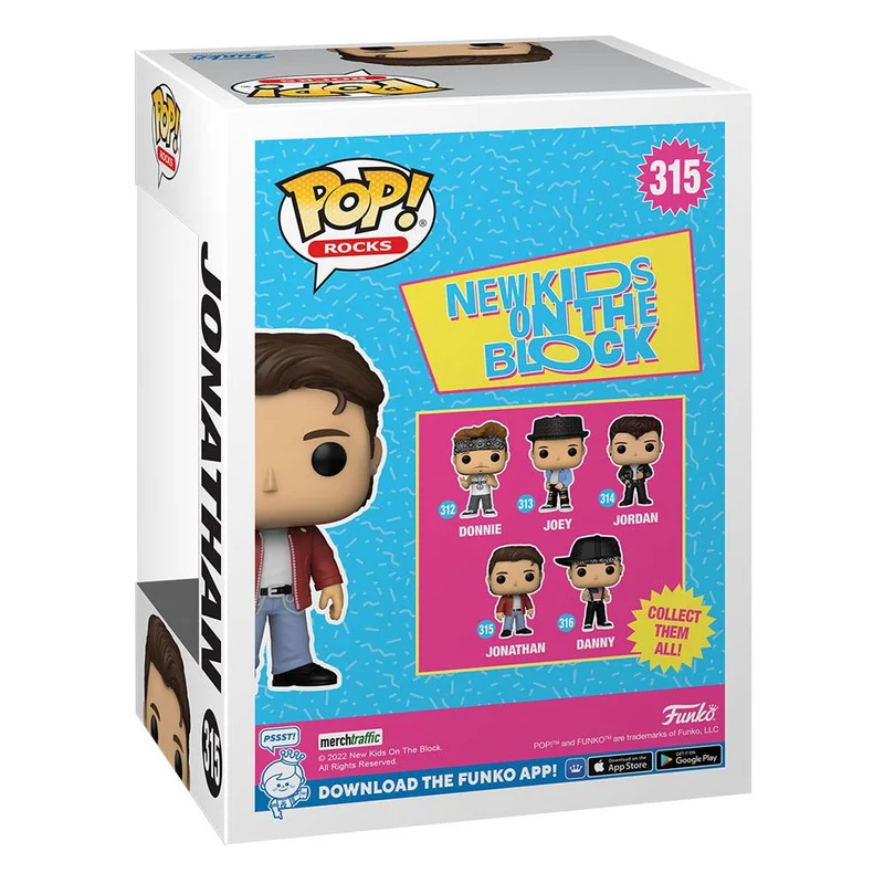 New Kids on the Block POP! Rocks Vinyl Figure Jonathan 9 cm Figure POP! New Kids on the Block [PREORDINE]