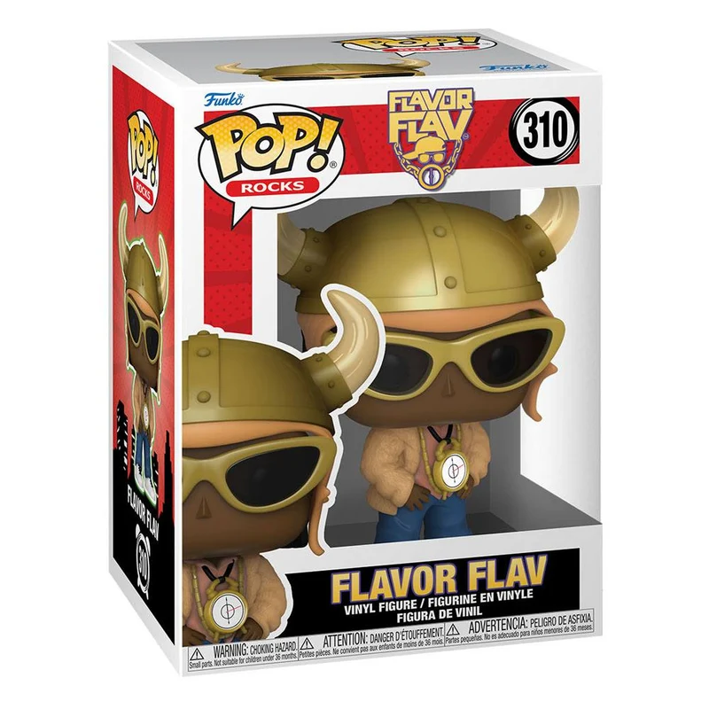 Flavor Flav POP! Rocks Vinyl Figure 9 cm Figure POP! Flavor Flav [PREORDINE]