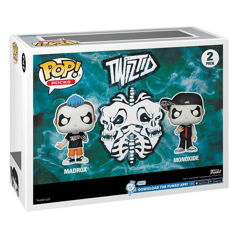 Twiztid POP! Rocks Vinyl Figures 2-Pack Jamie Madrox & Monoxide 9 cm Figure POP! Twiztid [PREORDINE]