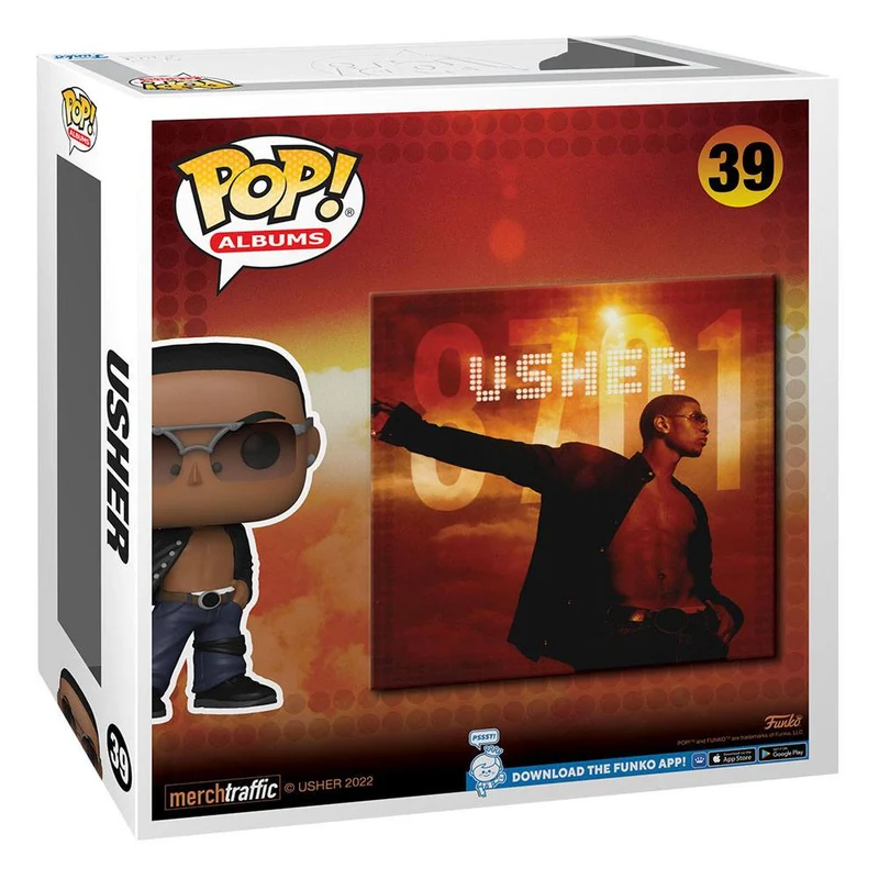 Usher POP! Albums Vinyl Figure 8701 9 cm Figure POP! Usher [PREORDINE]