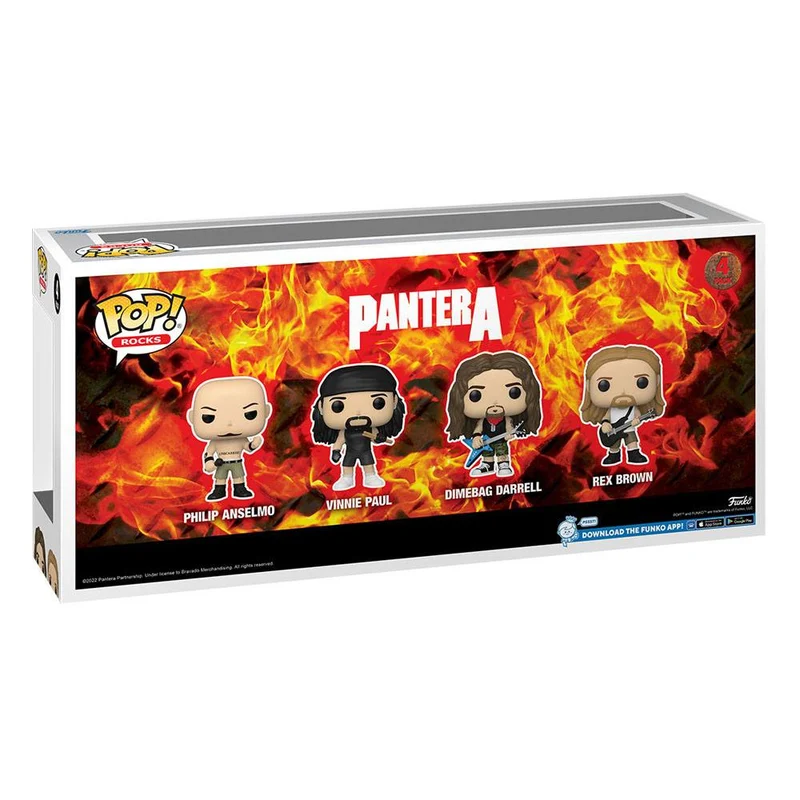 Pantera POP! Rocks Vinyl Figure 4-Pack 9 cm Figure POP! Pantera [PREORDINE]