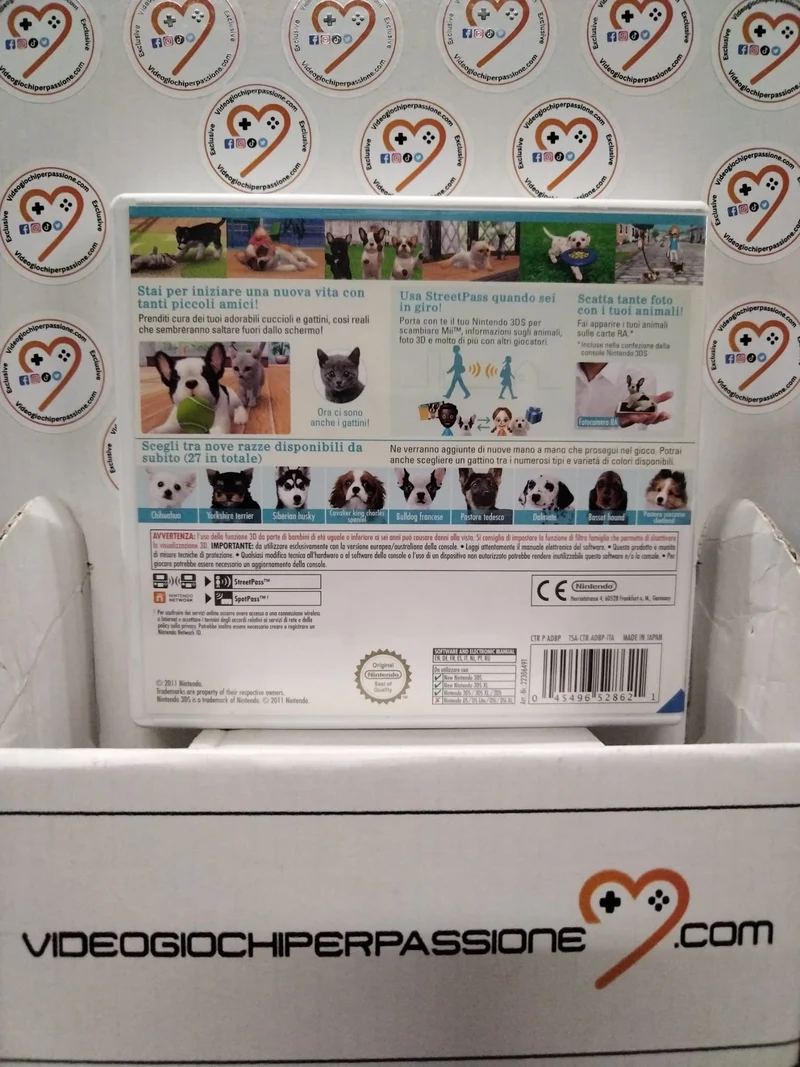 Nintendogs + Cats :Bulldog Francese Nintendo 3DS (usato garantito)(ver. italiana)