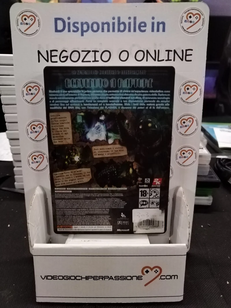 Bioshock XBOX 360 -EDIZIONE STEELBOOK-(usato garantito)(ver. italiana)