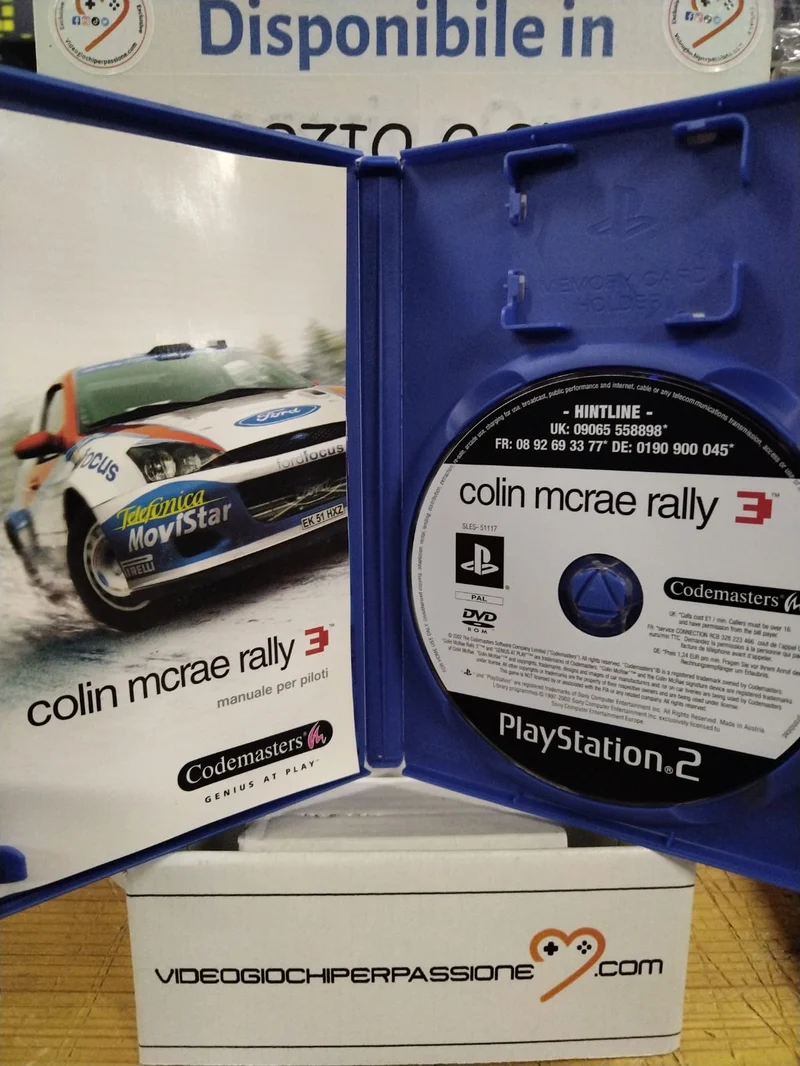 Colin mcrae rally 3 PS2 (usato garantito)(ver. italiana)