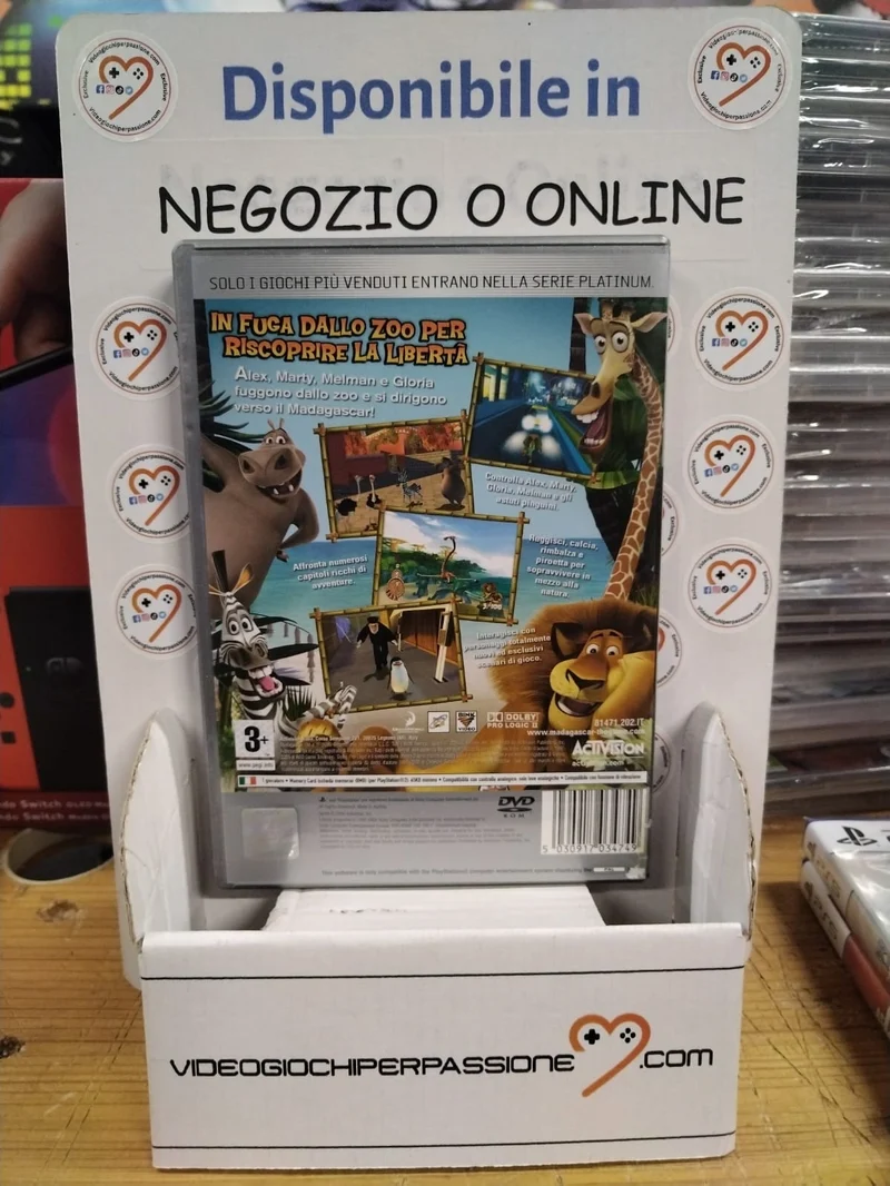 Madagascar PS2 (usato garantito)(completamente in italiano)