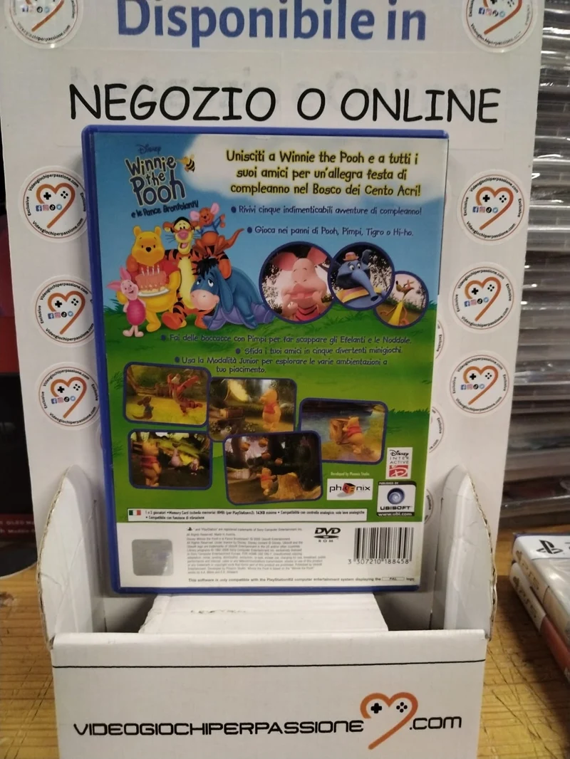 Disney Winnie the Pooh e le pance brontolanti! PS2 (usato garantito)(ver. italiana)
