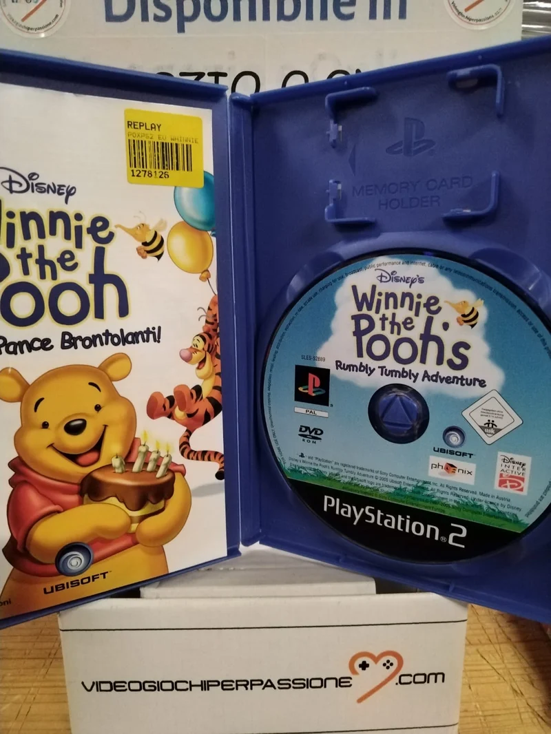 Disney Winnie the Pooh e le pance brontolanti! PS2 (usato garantito)(ver. italiana)