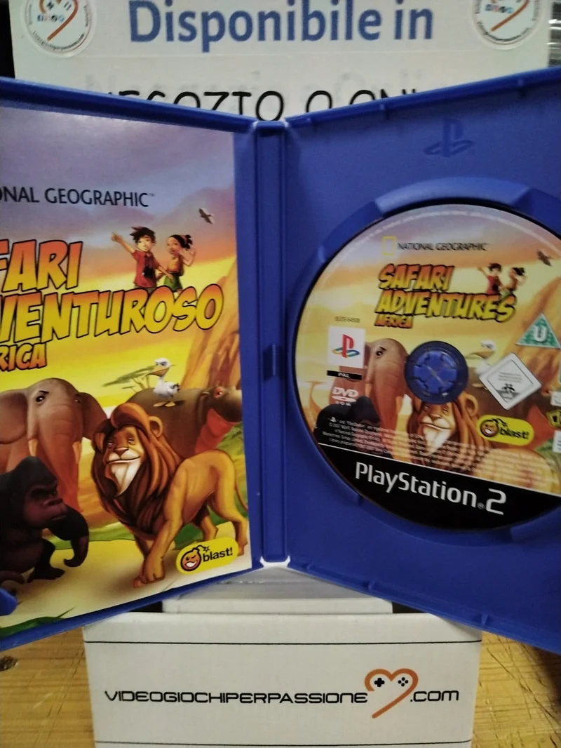 national geographic safari avventuroso in africa PS2 (usato garantito)(ver. italiana)