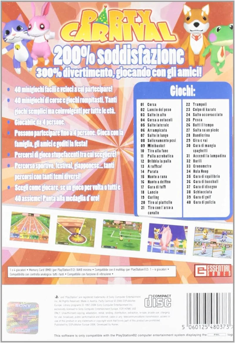 Party Carnival PS2 (usato garantito)(ver. italiana)