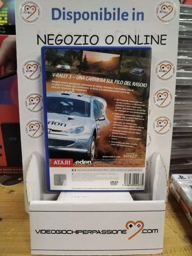 V- rally 3 PS2 (usato garantito)(ver. italiana)