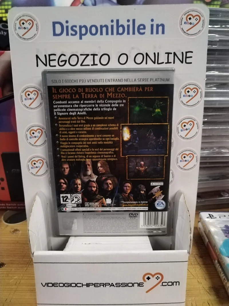 il signore degli anelli la terza era PS2 (usato garantito)(completamente in italiano)