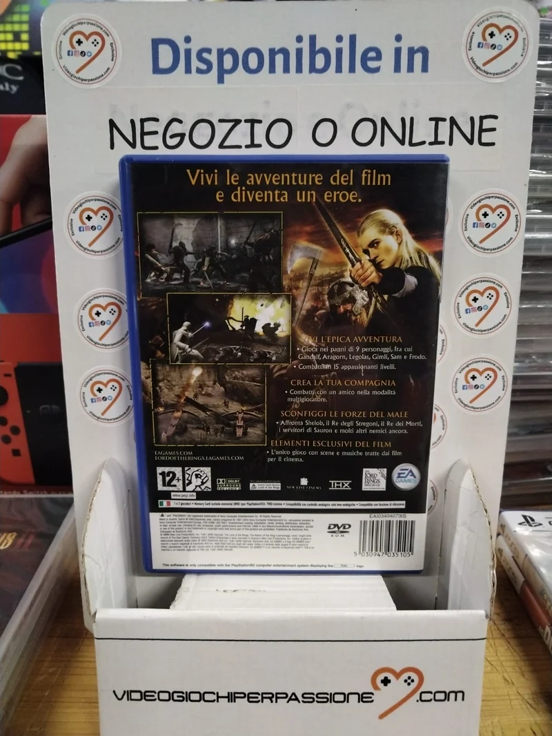 il signore degli anelli il ritorno del re PS2 (usato garantito)(ver. italiana)