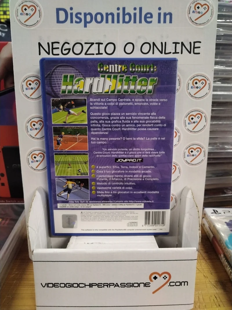 centre court : hardhitter PS2 (usato garantito)(ver. italiana)