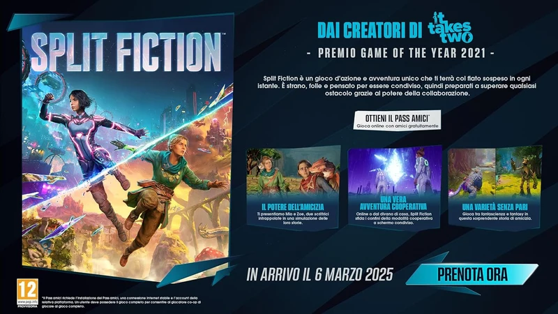 Split Fiction Playstation 5 Edizione italiana