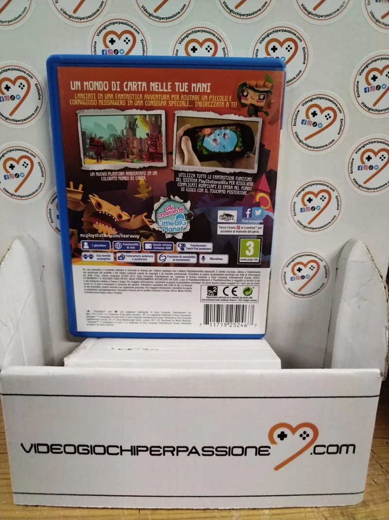Tearaway: Il Messaggero Di Carta PS VITA (usato garantito)(ver. italiana)