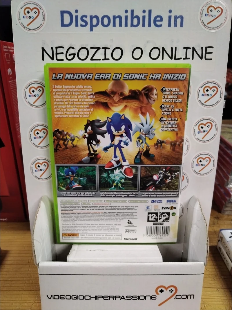 Sonic the Hedgehog XBOX 360 (usato garantito)(ver. italiana)