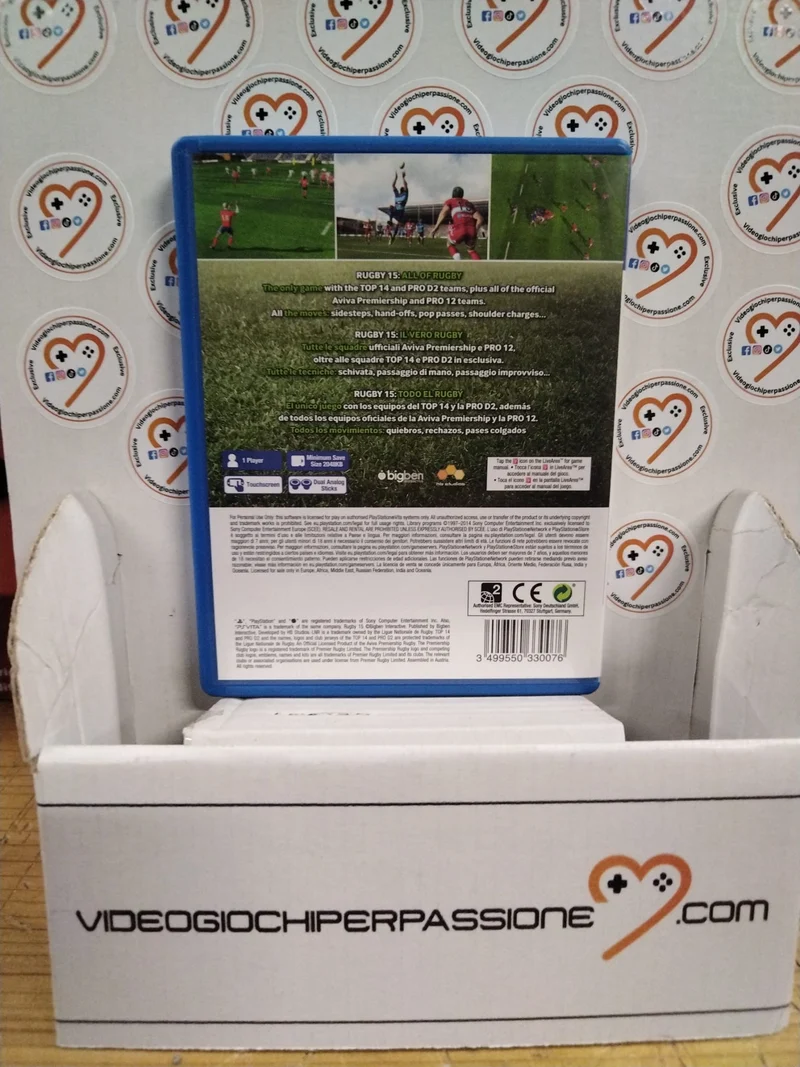 Rugby 15 PS Vita (usato garantito)(versione europea)
