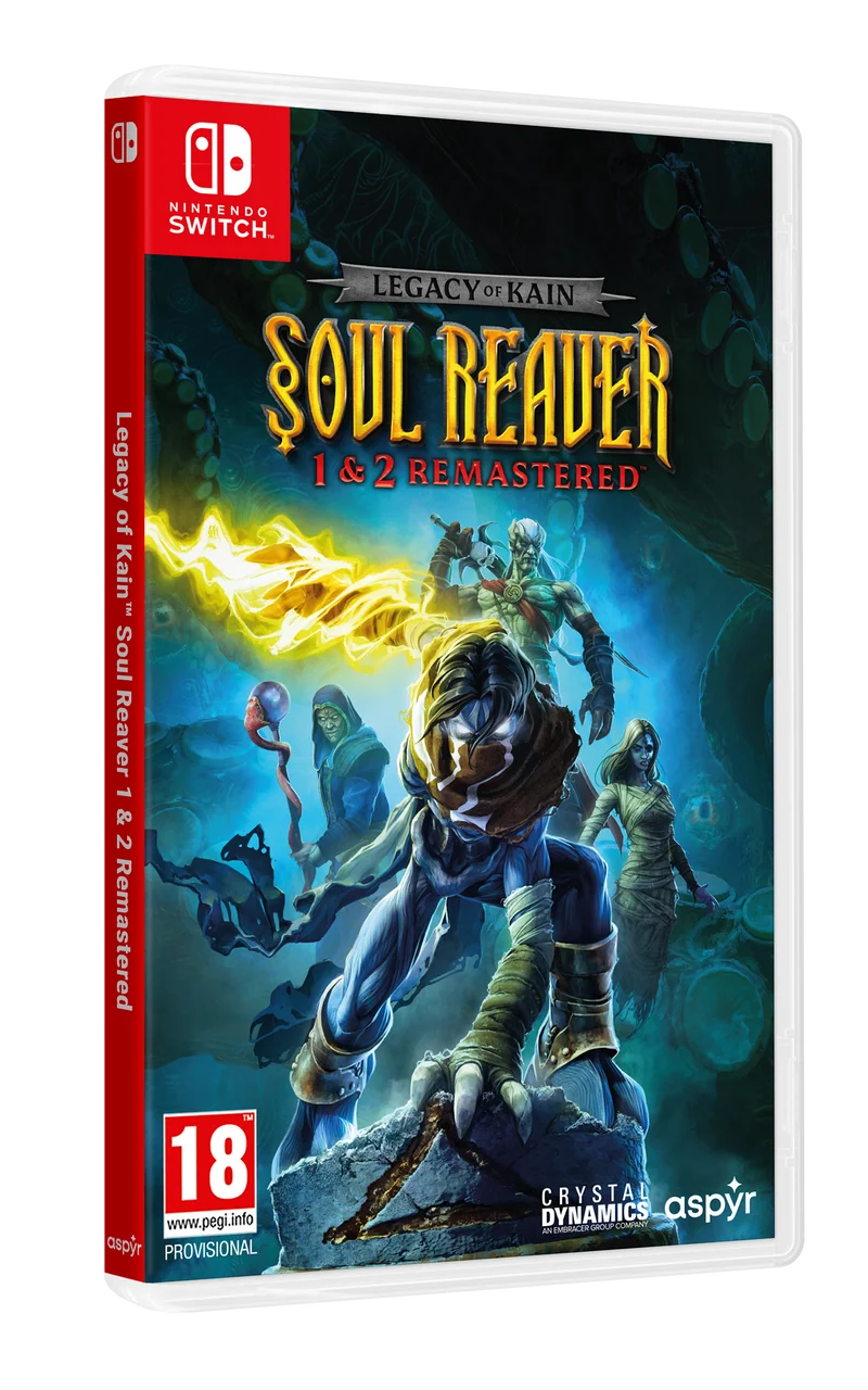 Legacy of Kain Soul Reaver 1 e 2 Remastered Nintendo Switch Edizione Italiana