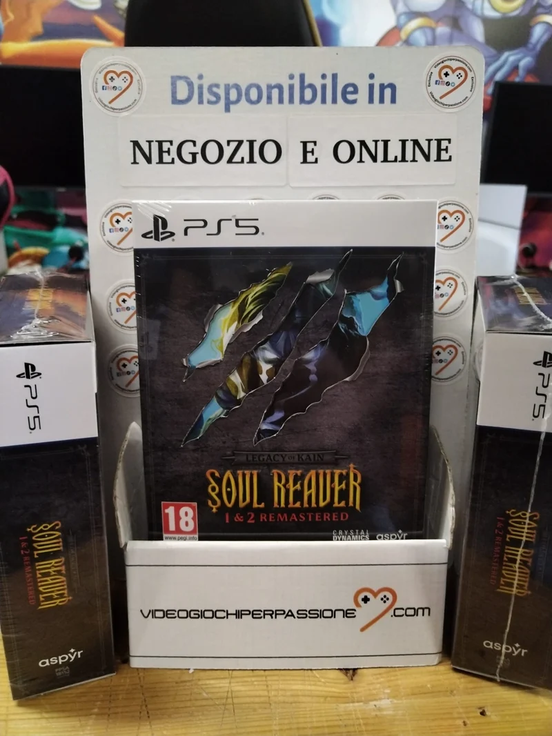Legacy of Kain Soul Reaver 1 e 2 Remastered Playstation 5 Deluxe Edition Edizione Europea