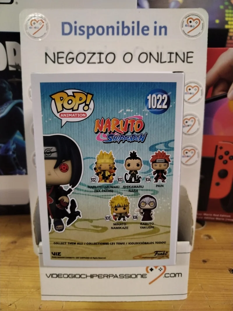 pop! funko naruto shippuden -itachi with crows - special edition - 1022