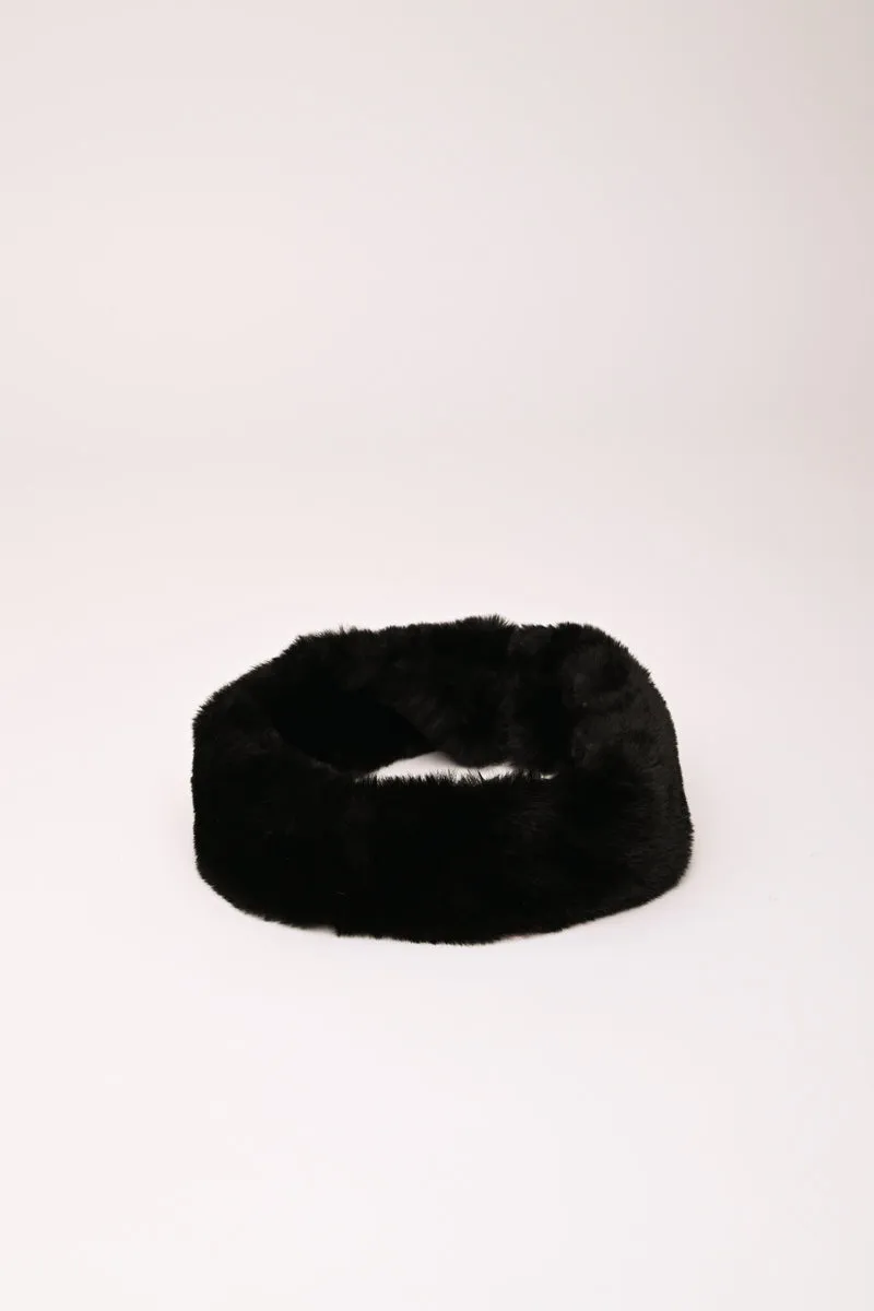 Fascia in faux fur