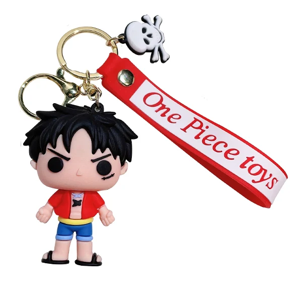 Portachiavi One Piece Luffy Senza Cappello